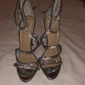 Qupid diamond reflecting high heels